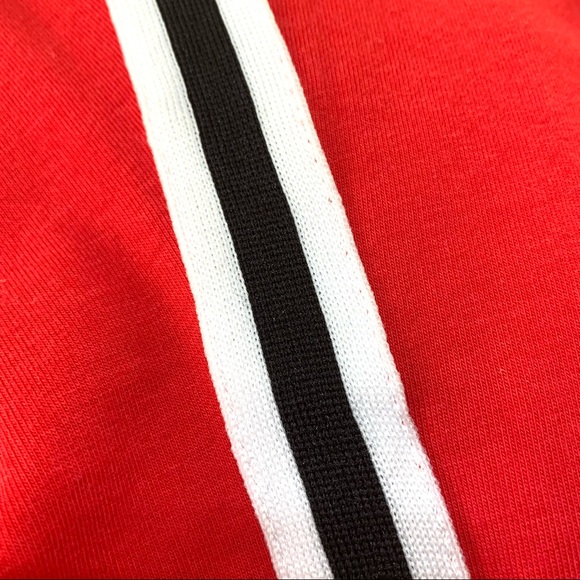 Heart & Hips Red Bodycon Cotton Midi Dress Small - Picture 5 of 8